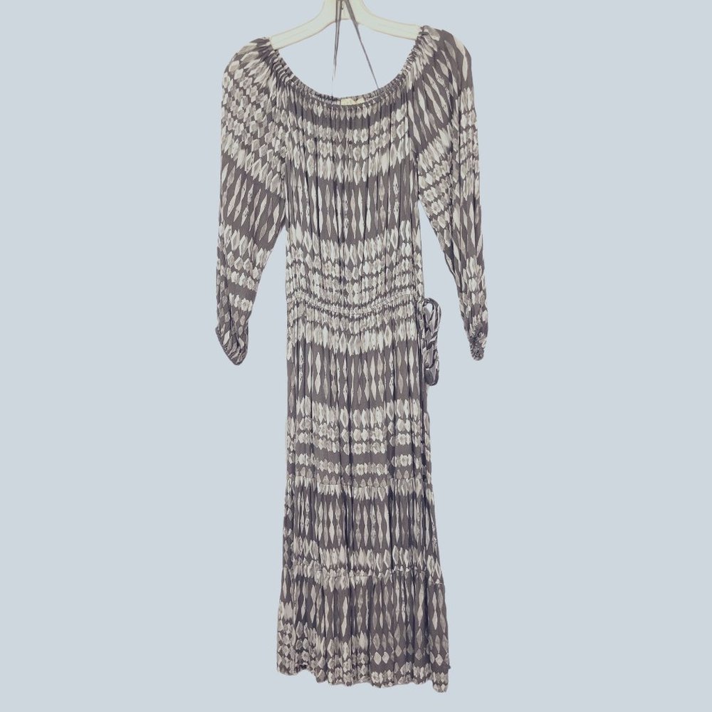 Lovestitch Boho Gray and White dress Size Small
